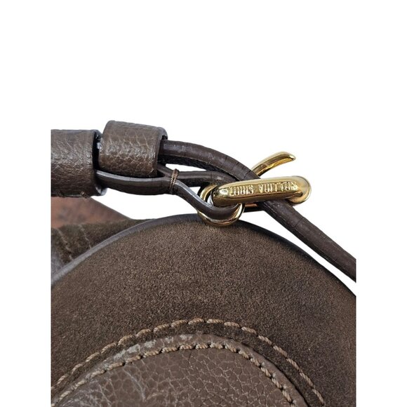 LOUIS VUITTON Audacieuse PM Monogram Empreinte Suede Brown Shoulder Bag - Picture 15 of 16
